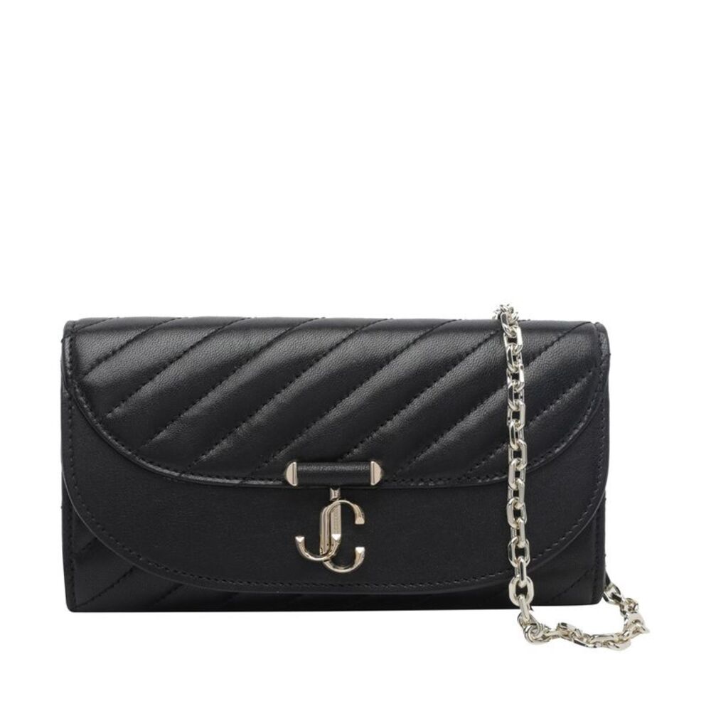 Jimmy Choo Women Avenue Curve Chain Wallet